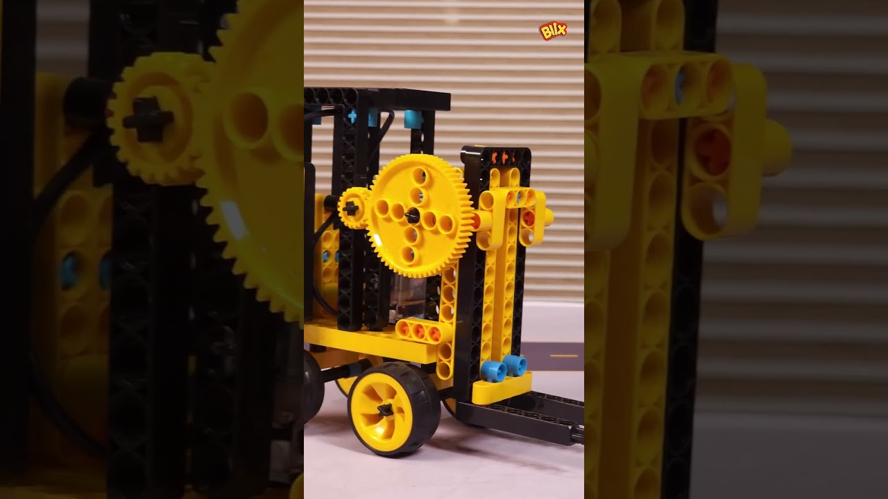 Forklift Power motorized forklift in action