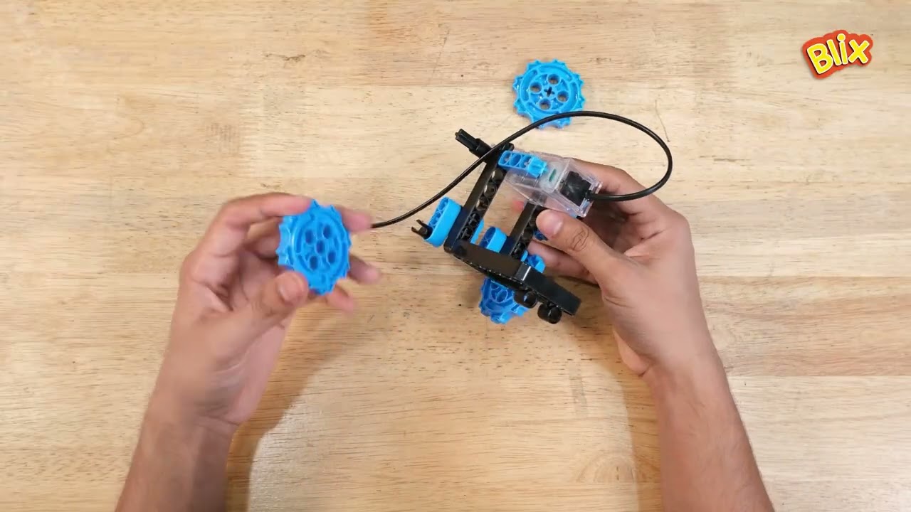 Rover track-driven model in action